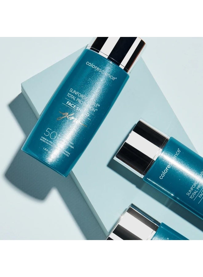 كولور ساينس واقي الوجه كولورساينس صن فورغيتابل حماية كاملة توهج واسع الطيف بعامل حماية من الشمس 50، 1.8 أونصة سائلة - Image 4